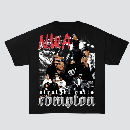 Legget Oversized T-Shirt - NWA - Straight Outta Compton