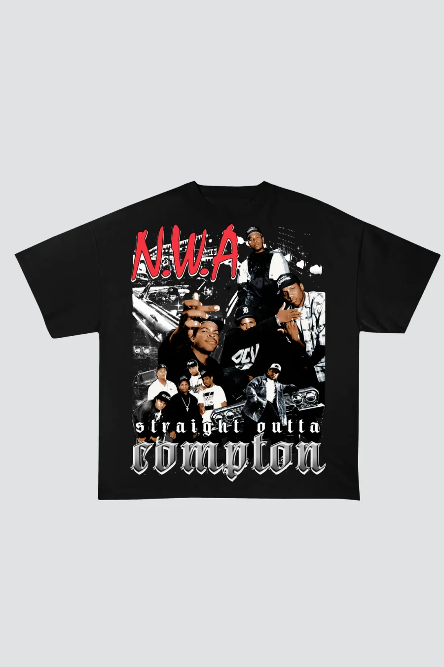 Legget Oversized T-Shirt - NWA - Straight Outta Compton