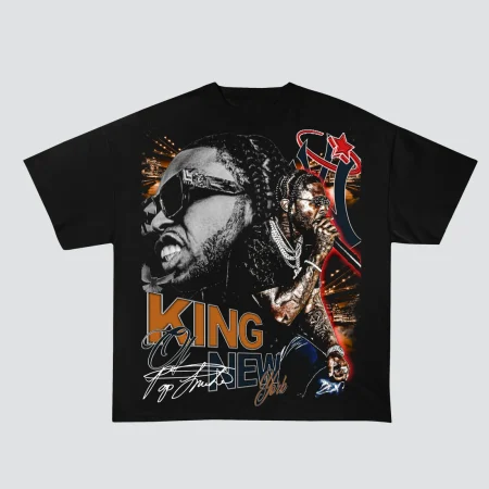 Legget Oversized T-Shirt - Pop Smoke King of NY