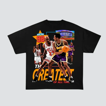 Legget Oversized T-Shirt - Greatest Of All Time - Black