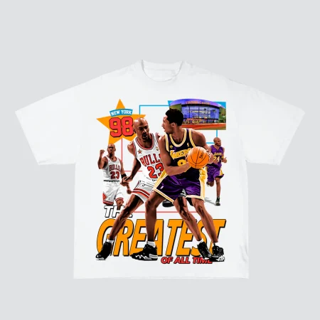 Legget Oversized T-Shirt - Greatest Of All Time - White